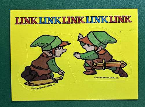 1989 topps nintendo - nintendo, link